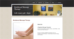 Desktop Screenshot of braidwoodmassagetherapy.com